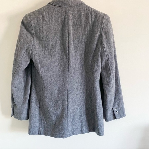 Pendleton Petite Grey 100% Wool Blazer - Picture 4 of 5